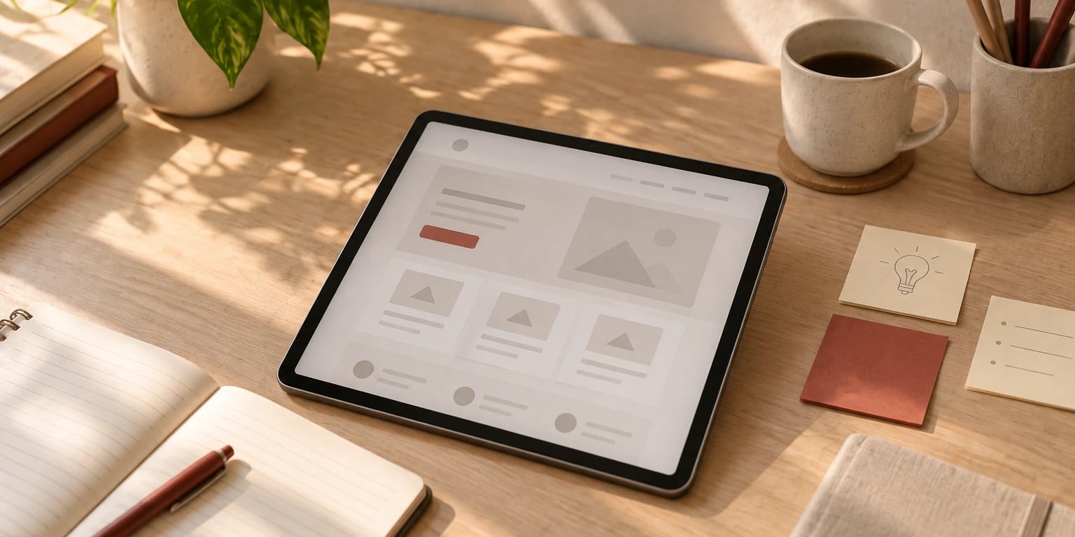 How to create a landing page for your university project