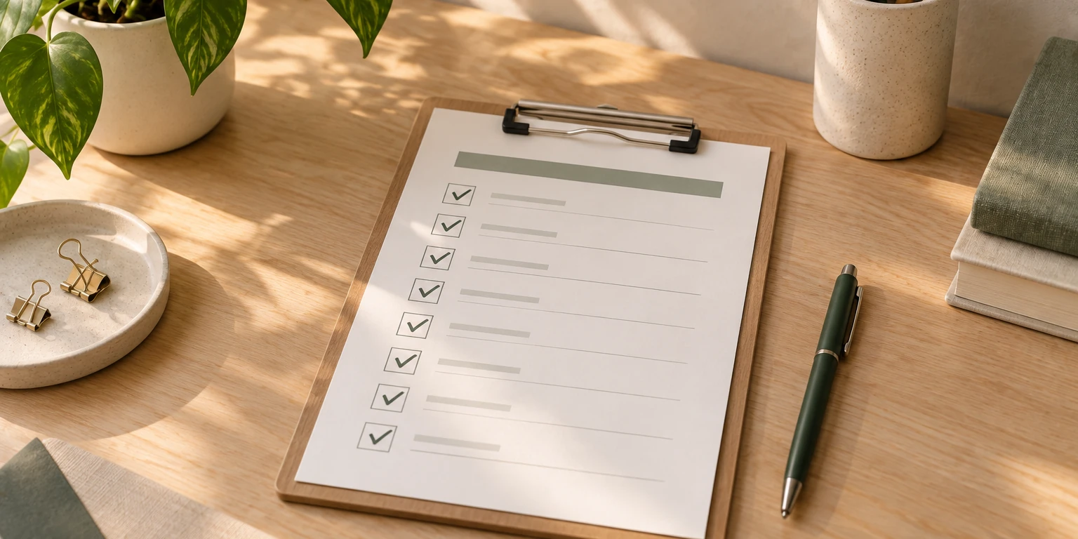 Proposal and thesis checklist by faculty